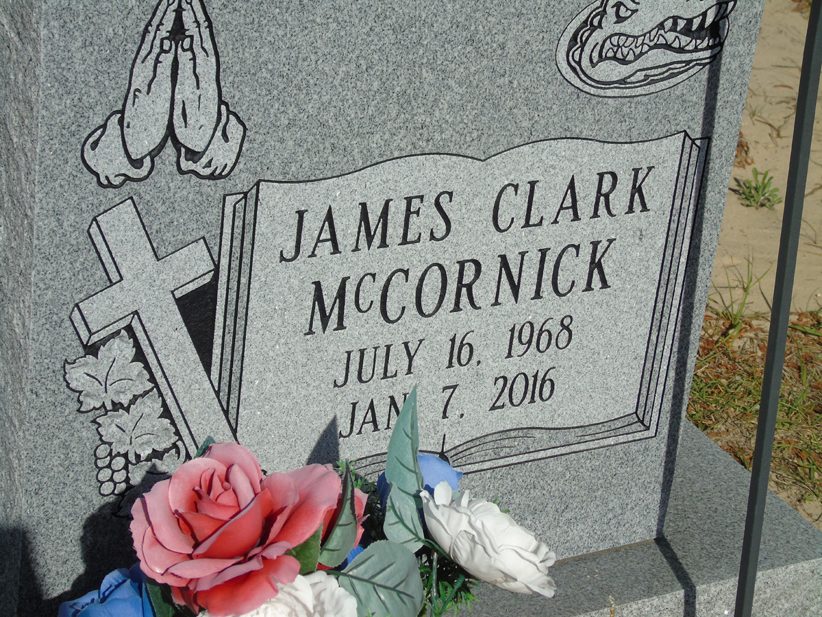 Headstone for McCornick, James Clark